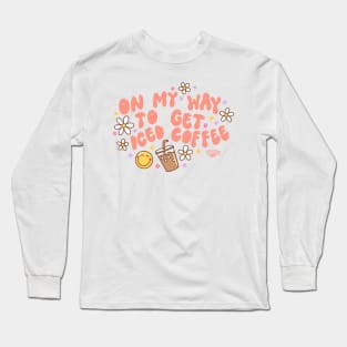 Iced Coffee Long Sleeve T-Shirt